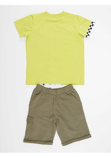 Denokids Mshb&g Motosiklet Turu Erkek Çocuk T-Shirt Şort Takım Çok Renkli