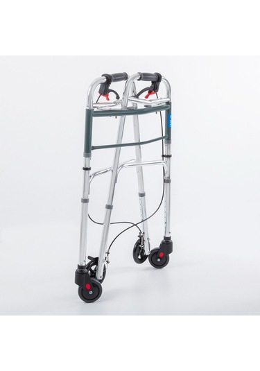 Comfort Tage Frenli Yürüteç 4 Tekerlekli Katlanır Walker Hasta Yürüteci A-1022 Walker