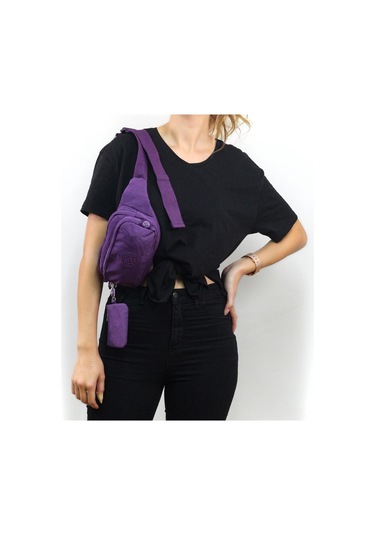 Nas Bag Kadın Bel Ve Body Bag Koyu Mor Koyu Mor