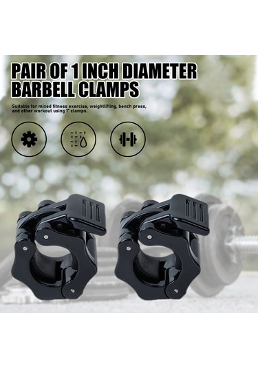 Xindoker 25mm Nilon Halter Klemeleri - Hızlı Montaj & Çıkarma, Güçlü Tutuş, Güvenli Antrenman İçin, 4 Renk Seti Siyah+mavi+yeşil+kırmızı