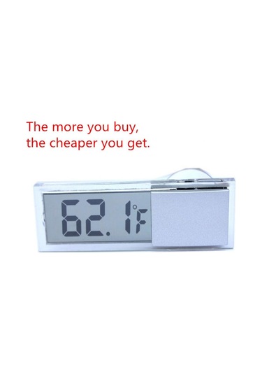 Sıcak Lcd Dijital Termometre Sıcaklık Ölçer Mini Kapalı Açık Vantuz