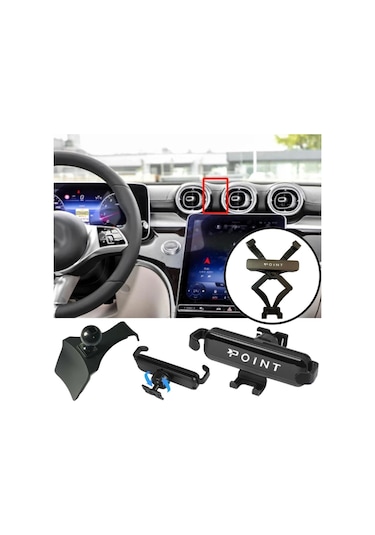 Mercedes C Serisi Araca Özel Cep Telefon Tutacağı Robotik Oynar Başlık 2022 Sonrası Profesyonel Ürün