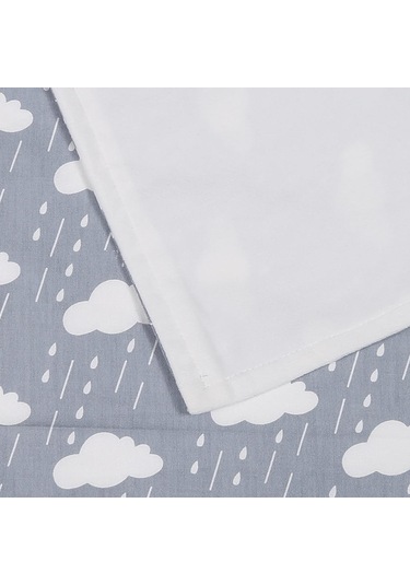 Suntek Bebek Çocuk Çok Amaçlı Battaniye Gri