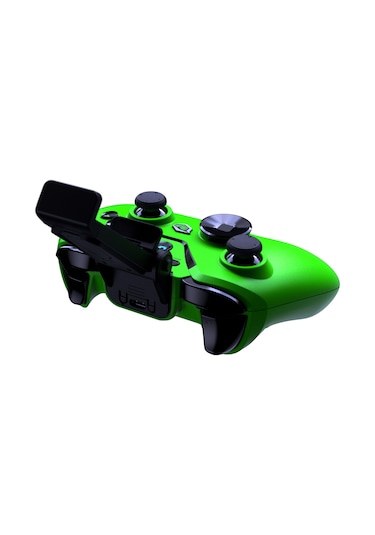 Pusat Clutch Titreşim Geri Bildirimli Çift Mod Kablosuz Gamepad Yeşil