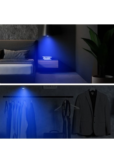 Padalink Kablosuz Usb Şarjlı Dokunmatik Kontrollü Araç İçi Led Aydınlatma Lambası - Rgb Çok Renkli Rgb