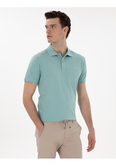 Pierre Cardin Erkek Koyu Mint Tişört Basic 50302561-vr152 Koyu Mint