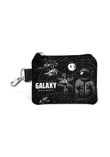 Coral High Siyah Galaxy Desenli Bozuk Para Çantası 21913 Gri - Antrasit