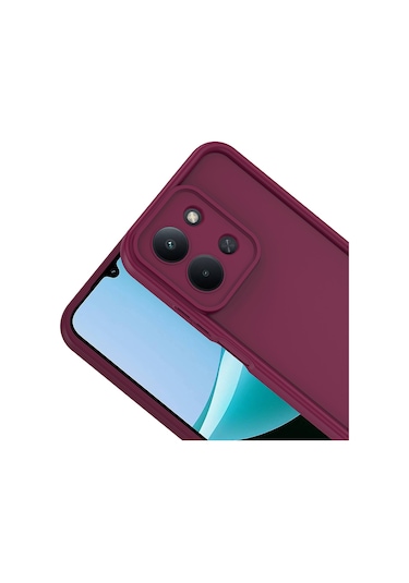 Redmi 15c Kılıf Kamera Korumalı Zore Ananas Kapak - Siyah Siyah