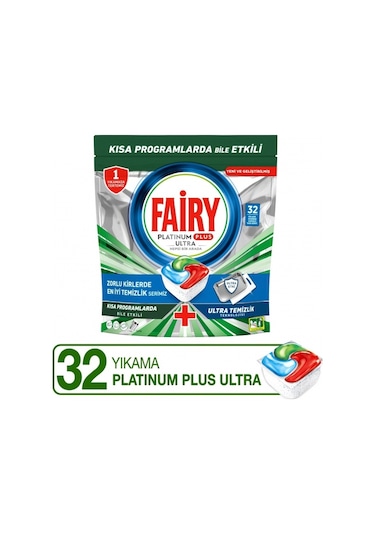 Fairy Platinum Plus Ultra Bulaşık Makinesi Deterjanı 32 Tablet