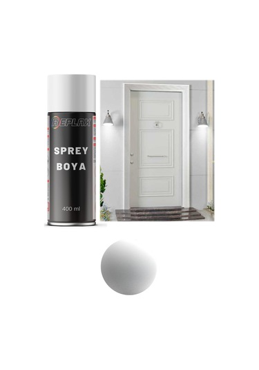 Mat Beyaz Çelik Kapı Sprey Boyası 400 Ml.