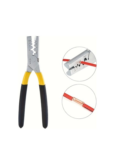 Dashanshop Swanamb Profesyonel Kablo Krimpleme Pensesi 250 Parça Gt Bakır Terminal Seti Pz0.5-16