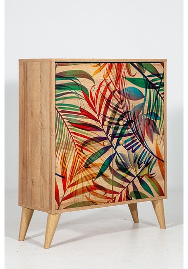 Ricky Mix / 4 Raflı 4 Kapaklı Çok Amaçlı Mutfak Dolabı Banyo Dolabı Çok Amaçlı Dolap