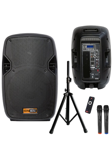 Hs-1300a Mikrofonlu Taşınabilir Ses Sistemi Seti 10 İnç 1300w