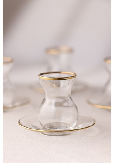 Rakle Astoria Gold 12 Parça Çay Seti 140 Cc Renkli