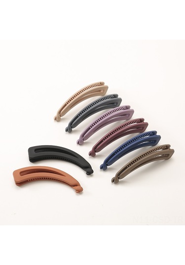 Samdoo Kadınlar İçin Saç Tutanı, Basit Stiliyle Saç Toplama Klasik Toka, Dayanıklı Ve Hafif Materyal, Ev Dışında Kullanıma Uygun, 6 Fıstık Rengi