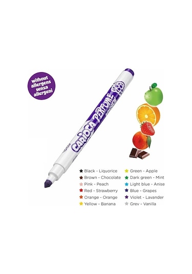 Carioca Perfume Kokulu Keçeli Boya Kalemi 12'li