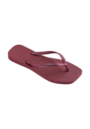 Havaianas Square Logo Metallic Plaj Terliği 4148257 Amarant Rengi Koyu Kırmızı