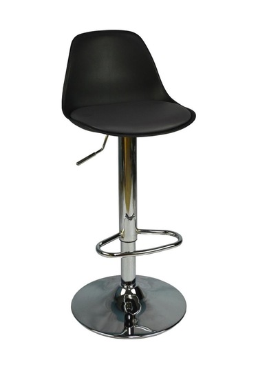 Bürocci Nadya Bar Sandalyesi - Gri Deri - 9537S0125 Çok Renkli