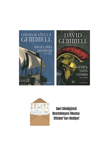 Kralların Devrilişi / Troya 3. Kitap + Gümüş Yayın Tanrısı Troya 1. Kitap