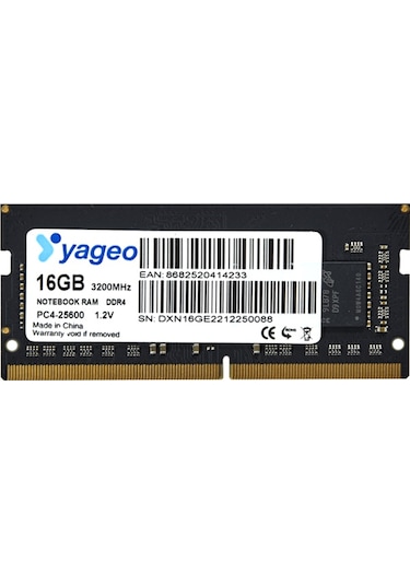 Yageo 16 GB DDR4 3200 MHz Notebook Ram