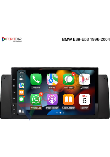 BMW E39  ANDROİD MULTİMEDYA 2_32 KABLOSUZ CARPLAY
