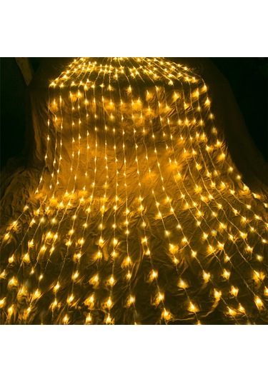 Sunlight 2x2m Yağmur Perde Led Aydınlatma Animasyonlu Gün Işığı Gün Işığı