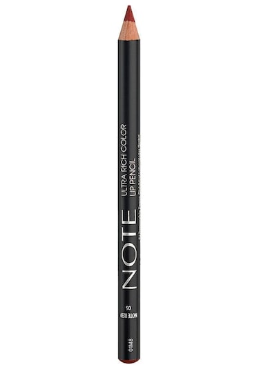 Note Cosmetique Ultra Rich Color Lip Pencil Dudak Kalemi 06 Red - Kırmızı