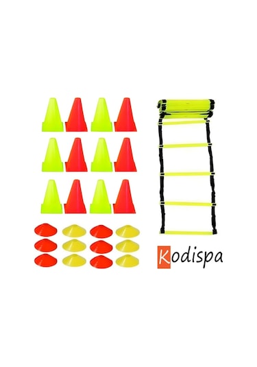 Kodispa 12'li 23'cm Hunili Antrenman Seti Çok Renkli