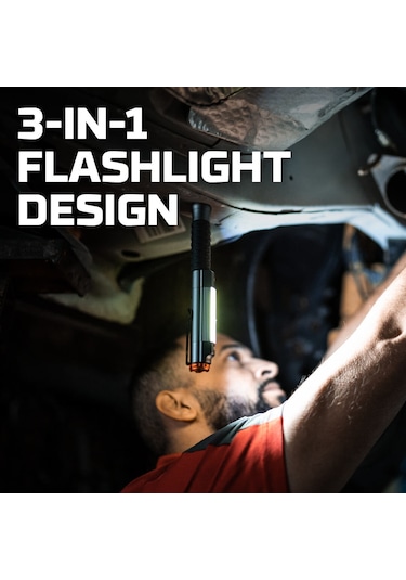 Nebo 1041 Big Larry 3 600 Lümen Fener Gri - Siyah