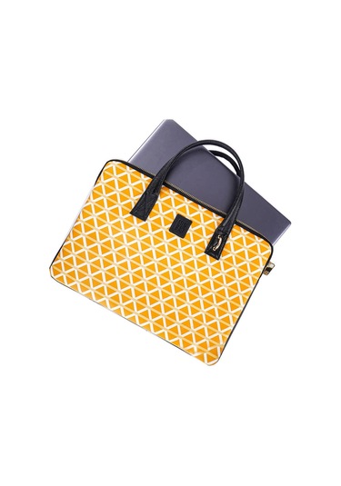 Minbag Marin Laptop Çantası 13 Inch Hardal Sarısı