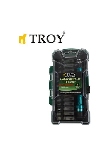Troy 21604 Hobi Maket Bıçağı Seti, 14 Parça