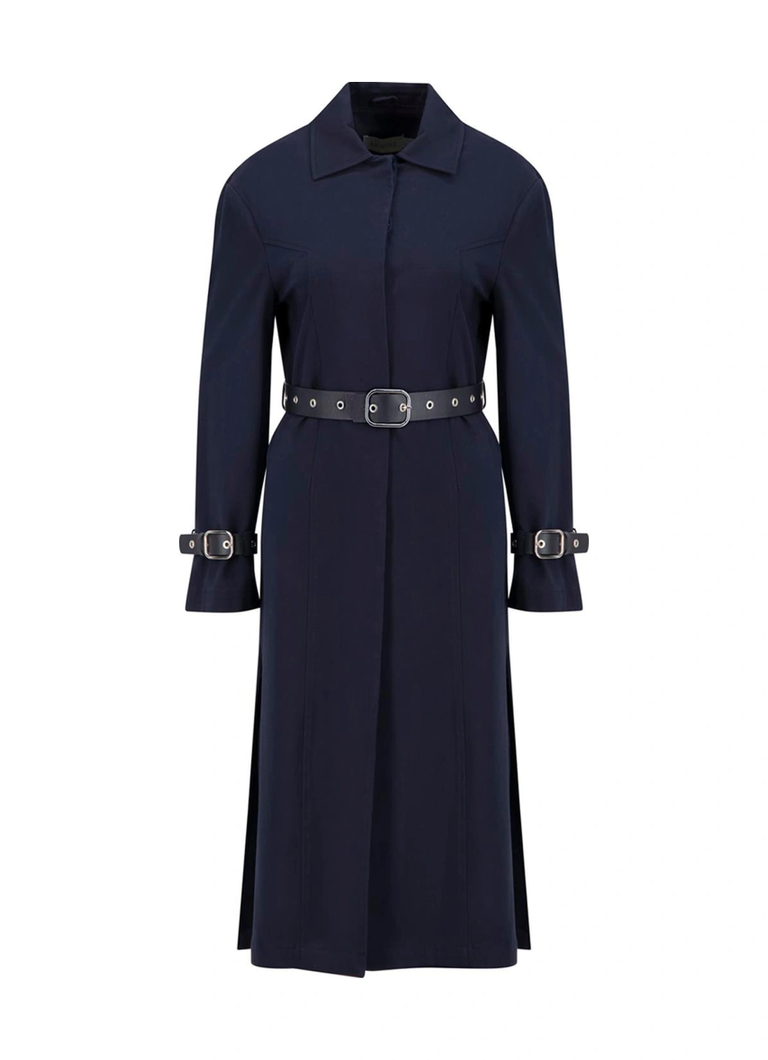 Armine Kemerli Trençkot 25y7803 Lacivert Lacivert