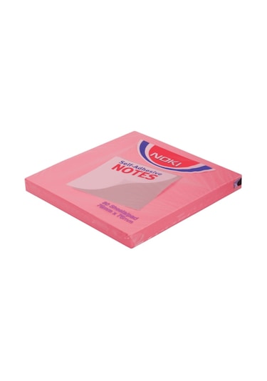 Noki Yapışkanlı Not Kağıdı 75x75mm Açık Pembe - 2 Adet