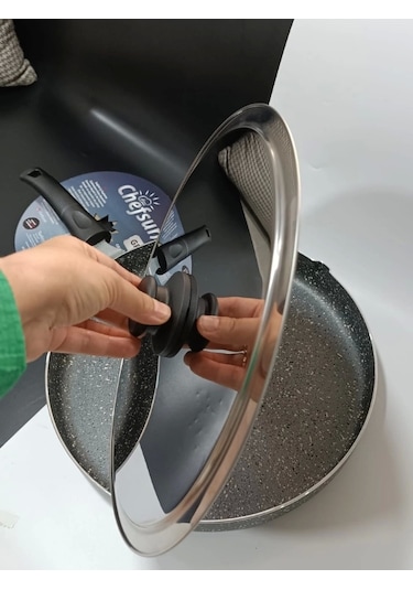 Granit Balık Tavası 34 Cm Çok Renkli