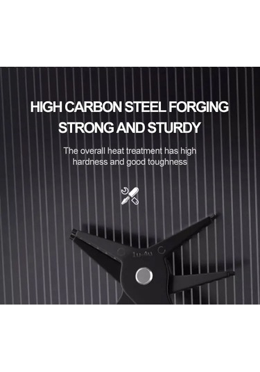 Youmex Çift Fonksiyonlu Yaylı Halka Pense, İç/dış Halka Sökme Takma İçin Profesyonel El Aleti