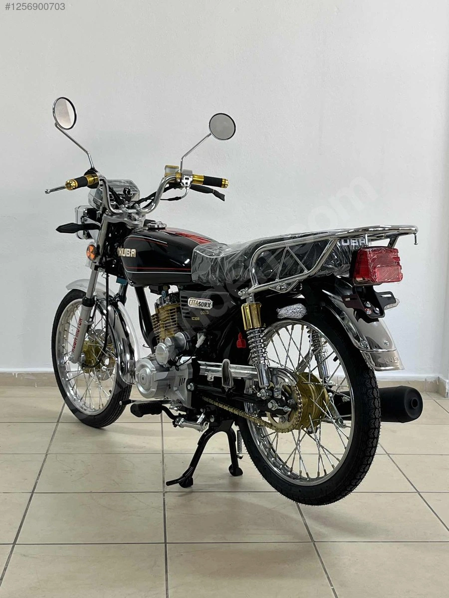 Kuba Çita 50-RX Motosiklet Siyah Gold