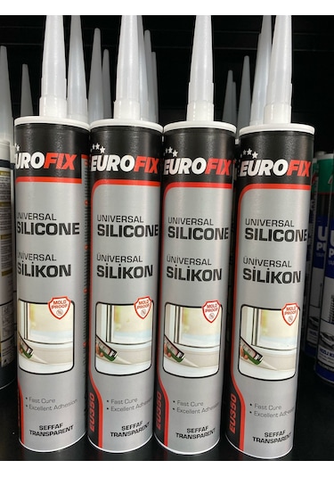 Eurofix Üniversal Şeffaf Silikon 280 Gr