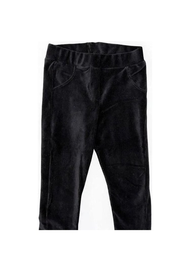 Kız Çocuk Kadife Fitilli Tayt-15032 Lacivert