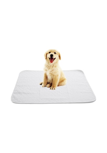 Caretex Yıkanabilir Kedi Köpek Çiş Pedi Beyaz 75 x 85 CM