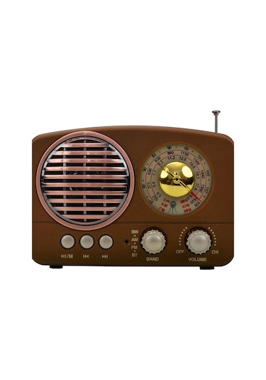 Bluetoothlu Meier M-161Bt Dekoratif Ve Nostaljik Radyo(Fm/Usb/Sd)