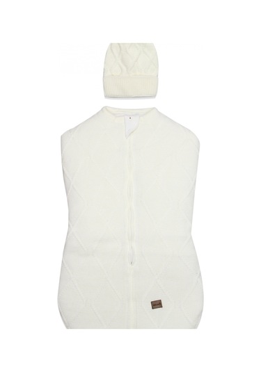 Bistyle Baby İn Swadding Triko Kundak 75108 Ekru Ekru