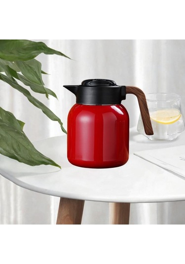 Suntek Yalıtımlı Paslanmaz Çelik Kahve Sürahisi Kırmızı