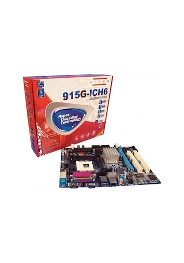 Hiper 915G-ICH6 Intel 915G 667 MHz DDR2 Soket 478 mATX Anakart