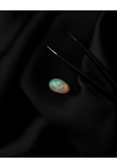 Etiyopya Opali 7.36 Ct Gümüş