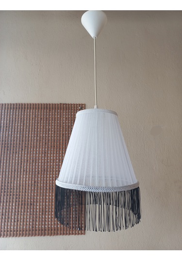 N-18 Siyah Organze Yatak Odası Çocuk Ve Bebek Odası Avize Siyah