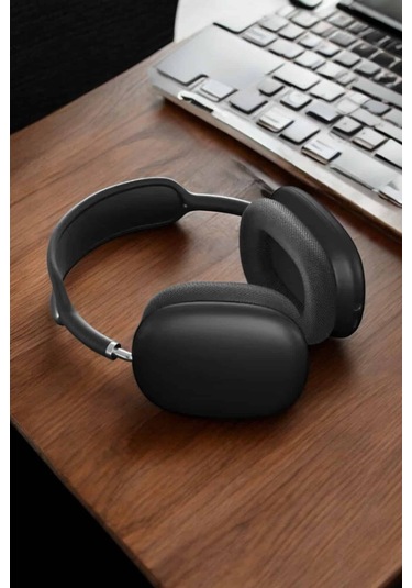 P9 Plus Kulaklık Siyah Bluetooth Bağlantılı Kulak Üstü Kablosuz Anc Özelliği