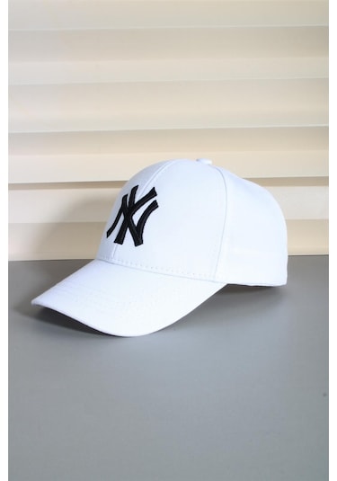 Cappello Beyaz Ny New York Ayarlanabilir Şapka 24sapkany Beyaz