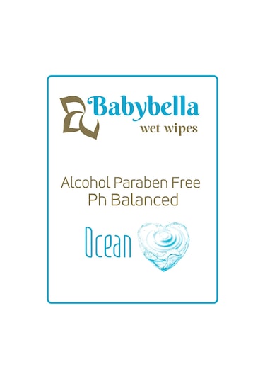 Babybella Ocean Islak Mendil 120 Yaprak 12'li set
