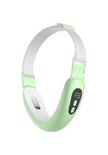 Pazly Tens Yüz İnceltici Cihaz - 6 Modlu Mikro Akımlı V-yüz Masaj Aleti, Yeşil, 177x106x49mm Boyut, 1800mah Pil, Kullanışlı Çok Renkli
