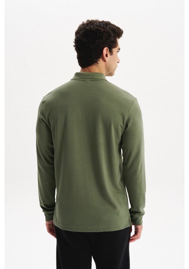 Arma Erkek Basic Slim Fit Fermuarlı Polo Yaka Sweatshirt İnce Modal Pamuk Elastan Karışımlı Örme İnterlok Kumaş K30554989002 Yeşil Arma Erkek Basic Slim Fit Fermuarlı Polo Yaka Sweatshirt İnce Modal Pamuk Elastan Karışımlı Örme İnterlok Kumaş K30554989002 Yeşil